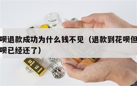 花呗退款成功为什么钱不见（退款到花呗但是花呗已经还了）