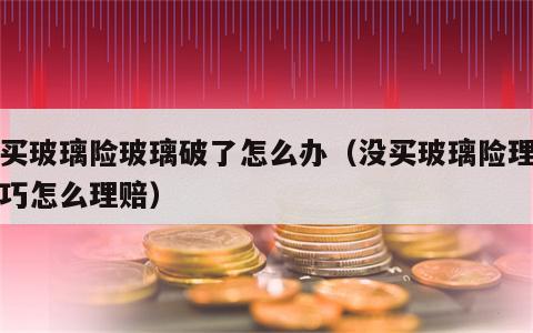 没买玻璃险玻璃破了怎么办（没买玻璃险理赔技巧怎么理赔）
