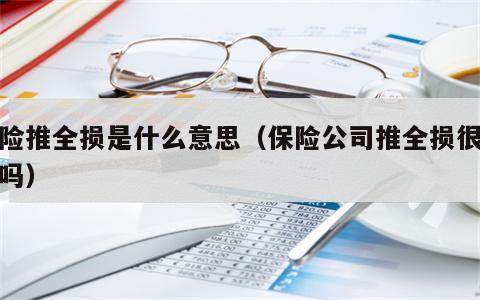 保险推全损是什么意思（保险公司推全损很麻烦吗）