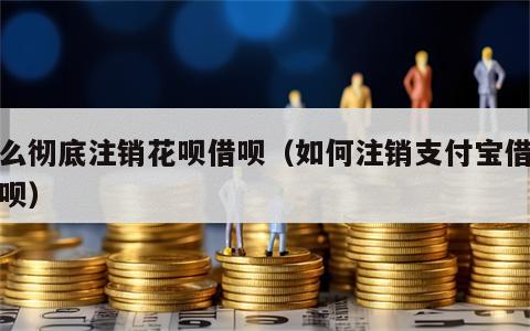 怎么彻底注销花呗借呗（如何注销支付宝借呗花呗）