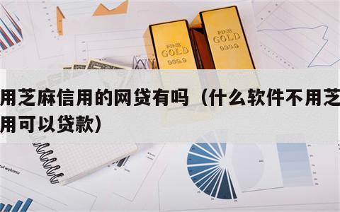 不用芝麻信用的网贷有吗（什么软件不用芝麻信用可以贷款）