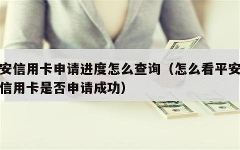 平安信用卡申请进度怎么查询（怎么看平安银行信用卡是否申请成功）