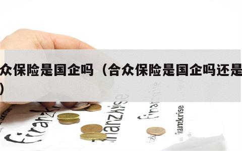 合众保险是国企吗（合众保险是国企吗还是央企）
