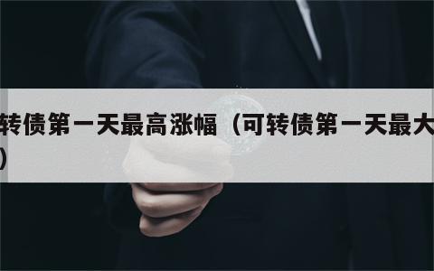 可转债第一天最高涨幅（可转债第一天最大涨幅）
