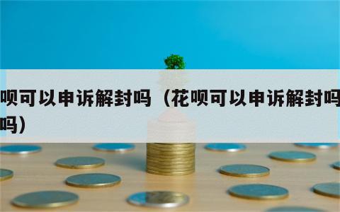 花呗可以申诉解封吗（花呗可以申诉解封吗安全吗）