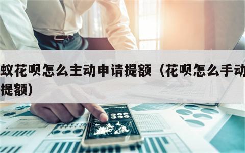蚂蚁花呗怎么主动申请提额（花呗怎么手动申请提额）