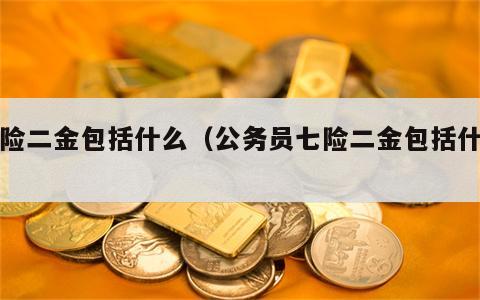 七险二金包括什么（公务员七险二金包括什么）