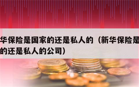 新华保险是国家的还是私人的（新华保险是国家的还是私人的公司）