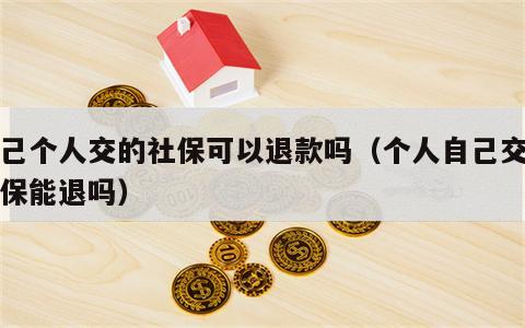 自己个人交的社保可以退款吗（个人自己交的社保能退吗）
