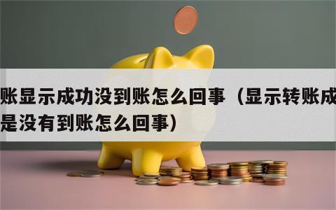 转账显示成功没到账怎么回事（显示转账成功但是没有到账怎么回事）