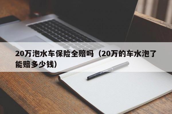 20万泡水车保险全赔吗（20万的车水泡了能赔多少钱）
