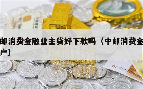 中邮消费金融业主贷好下款吗（中邮消费金融客户）