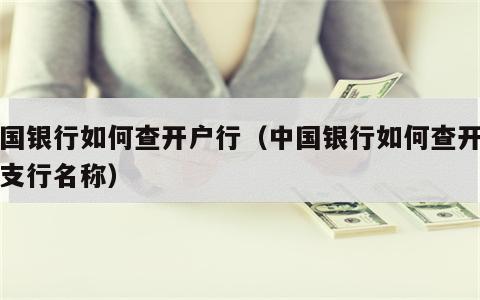中国银行如何查开户行（中国银行如何查开户行支行名称）