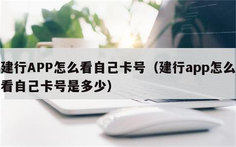 建行APP怎么看自己卡号（建行app怎么看自己卡号是多少）
