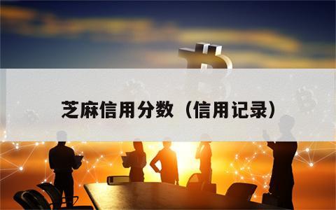 芝麻信用分数（信用记录）