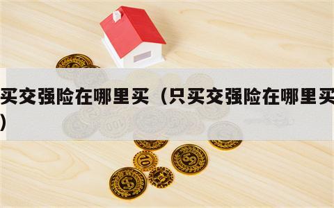 只买交强险在哪里买（只买交强险在哪里买便宜）
