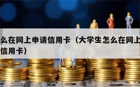 怎么在网上申请信用卡（大学生怎么在网上申请信用卡）