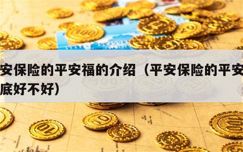 平安保险的平安福的介绍（平安保险的平安福到底好不好）
