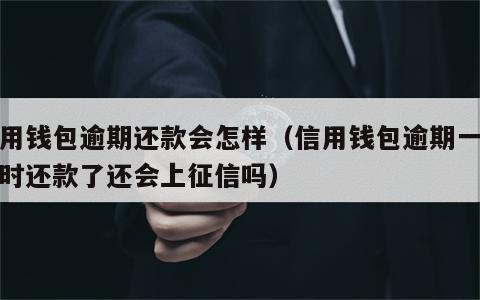 信用钱包逾期还款会怎样（信用钱包逾期一天及时还款了还会上征信吗）