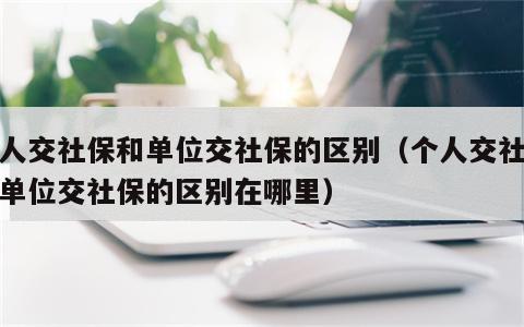 个人交社保和单位交社保的区别（个人交社保和单位交社保的区别在哪里）