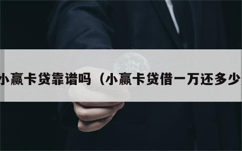 小赢卡贷靠谱吗（小赢卡贷借一万还多少）