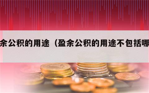 盈余公积的用途（盈余公积的用途不包括哪些）