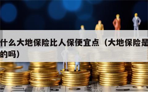 为什么大地保险比人保便宜点（大地保险是人保的吗）