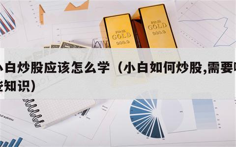 小白炒股应该怎么学（小白如何炒股,需要哪些知识）
