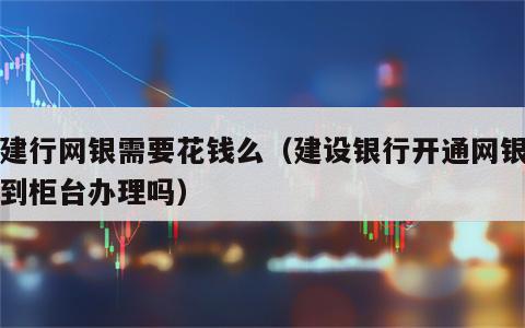 办建行网银需要花钱么（建设银行开通网银需要到柜台办理吗）