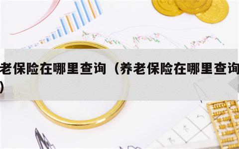 养老保险在哪里查询（养老保险在哪里查询余额）