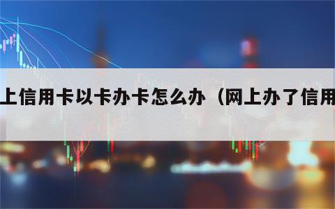 网上信用卡以卡办卡怎么办（网上办了信用卡）