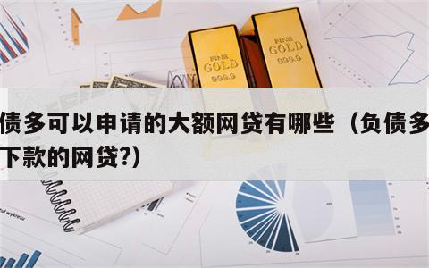 负债多可以申请的大额网贷有哪些（负债多还能下款的网贷?）