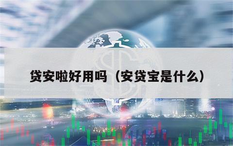 贷安啦好用吗（安贷宝是什么）