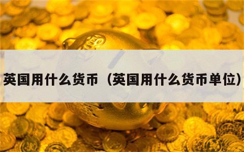 英国用什么货币（英国用什么货币单位）