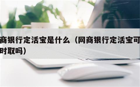 网商银行定活宝是什么（网商银行定活宝可以随时取吗）