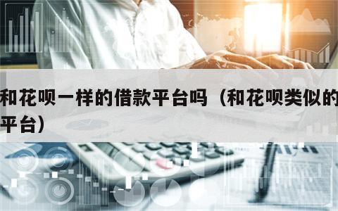 有和花呗一样的借款平台吗（和花呗类似的借钱平台）