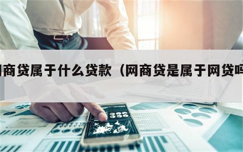 网商贷属于什么贷款（网商贷是属于网贷吗?）