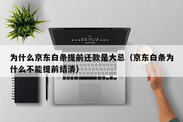 为什么京东白条提前还款是大忌（京东白条为什么不能提前结清）