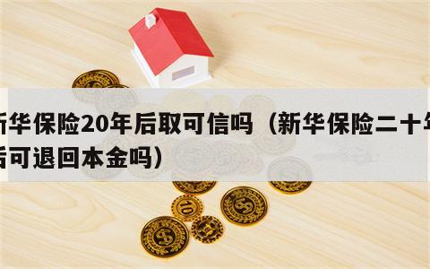 新华保险20年后取可信吗（新华保险二十年后可退回本金吗）