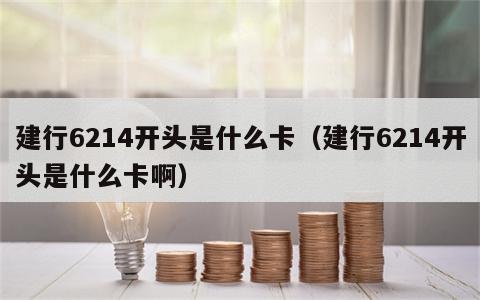 建行6214开头是什么卡（建行6214开头是什么卡啊）