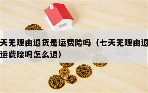 七天无理由退货是运费险吗（七天无理由退货是运费险吗怎么退）