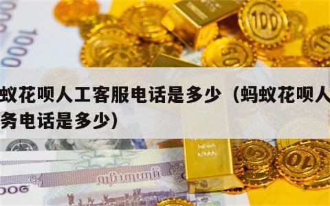 蚂蚁花呗人工客服电话是多少（蚂蚁花呗人工服务电话是多少）