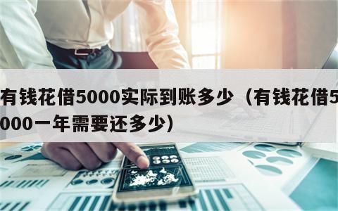 有钱花借5000实际到账多少（有钱花借5000一年需要还多少）