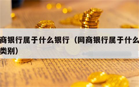 网商银行属于什么银行（网商银行属于什么银行类别）